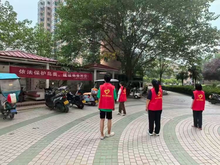 电子二路东社区组织青少年暑期志愿服务活动