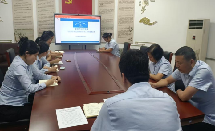 咸阳市武功县养老保险经办中心开展支部书记 “讲党课” 活动 强化意识形态工作与业务部署