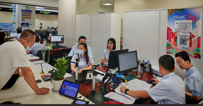 榆林市绥德县养老保险经办中心派员赴市养老保险经办处跟班学习取经