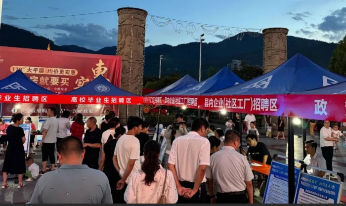 安康市平利县 “人才夜市” 开启就业服务新模式