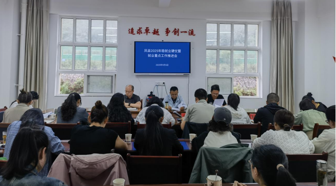 宝鸡市凤县召开 2025 年稳就业工作推进会，部署重点任务