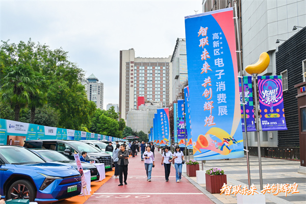 西悦购 趣长安 2025年西安市汽车展销活动（高新区站）开幕