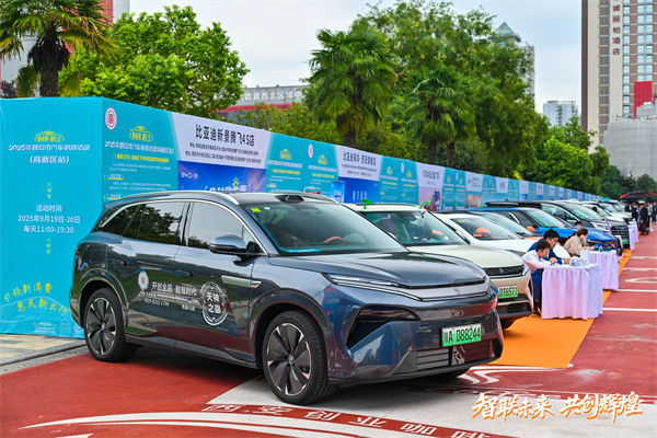西悦购 趣长安 2025年西安市汽车展销活动（高新区站）开幕