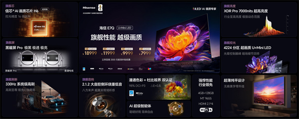 海信RGB-Mini LED双旗舰电视发布 开启RGB-Mini LED彩色背光新时代