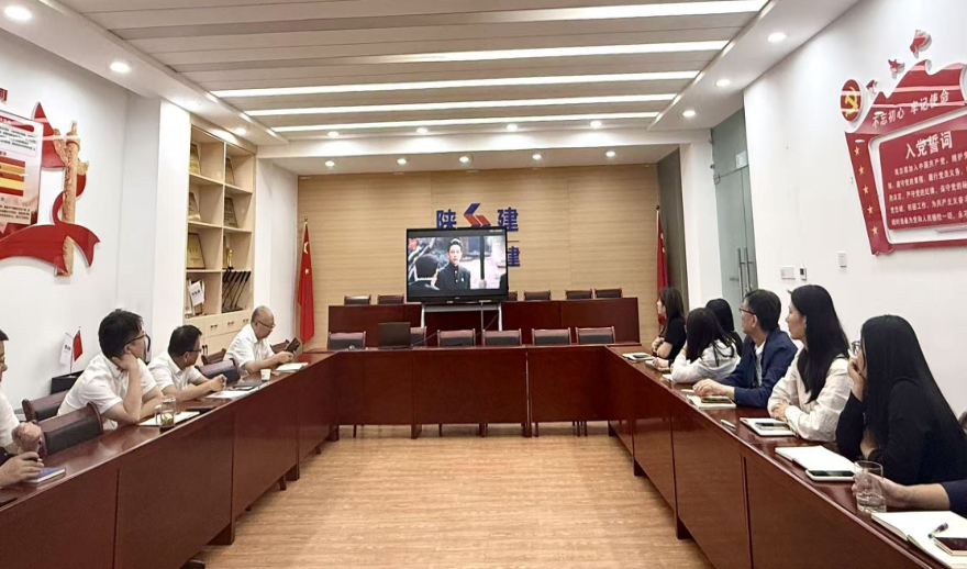 忆抗战岁月 启复兴征程——陕建七建集团十公司党支部开展主题党日活动